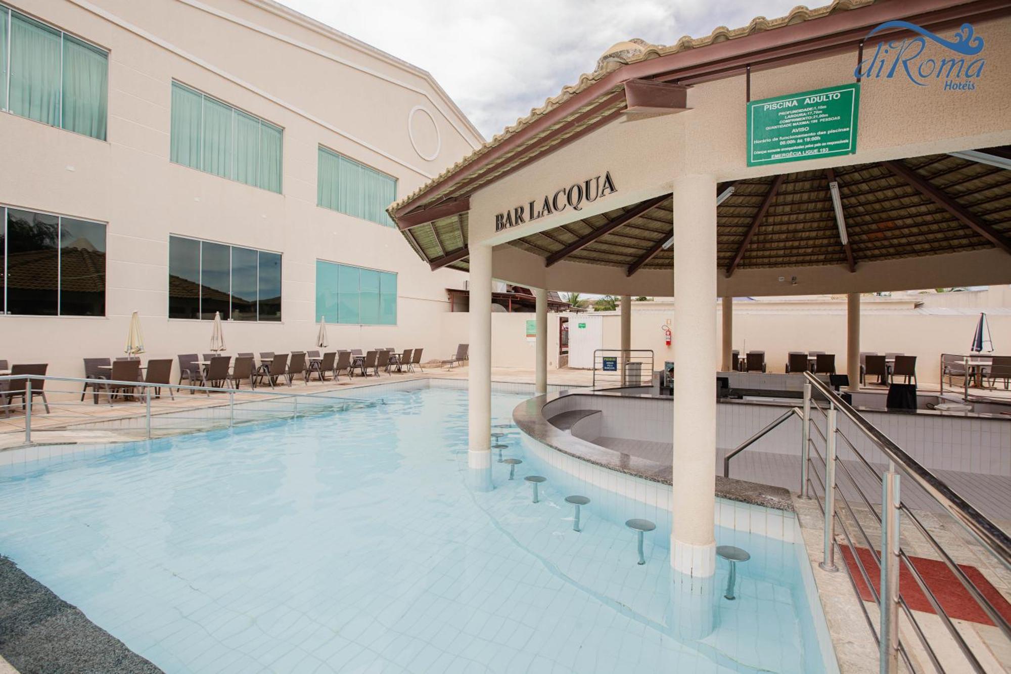Di Roma Lacqua Caldas Novas Park 24H, Com Roupas De Cama E Banho Eksteriør bilde